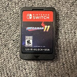 Nintendo Switch Mega Man 11 Game Cartridge - Red and Black